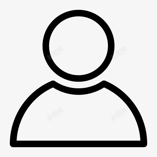 用户头像人svg_新图网 https://ixintu.com 用户 户头 像人 人物 个人资料