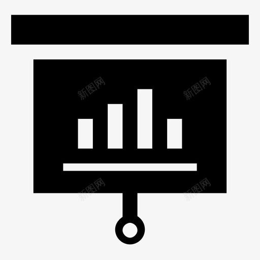 演示板分析条形图svg_新图网 https://ixintu.com 演示 分析 条形图 业务 统计 响应 用户界面 图示 图标 集合