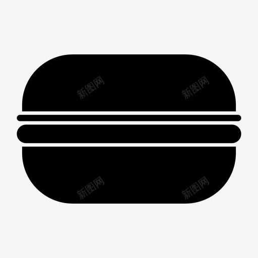 汉堡芝士汉堡快餐svg_新图网 https://ixintu.com 汉堡 芝士 快餐 固体 食品