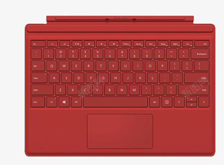 微软Microsoft Surface Pro 4专业键盘盖 红色QC700097B产品抠图png免抠素材_新图网 https://ixintu.com 微软 专业 键盘 红色 产品 抠图