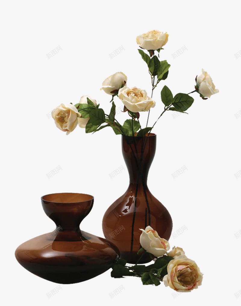 花瓶花束等png免抠素材_新图网 https://ixintu.com 花瓶 花束