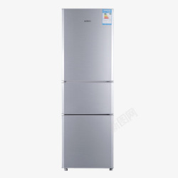 美菱MEILING BCD205L3C 205升 三门 冰箱B产品抠图素材