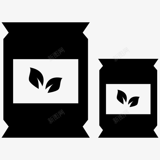 肥料生物肥料肥料袋svg_新图网 https://ixintu.com 肥料 生物 图标 植物