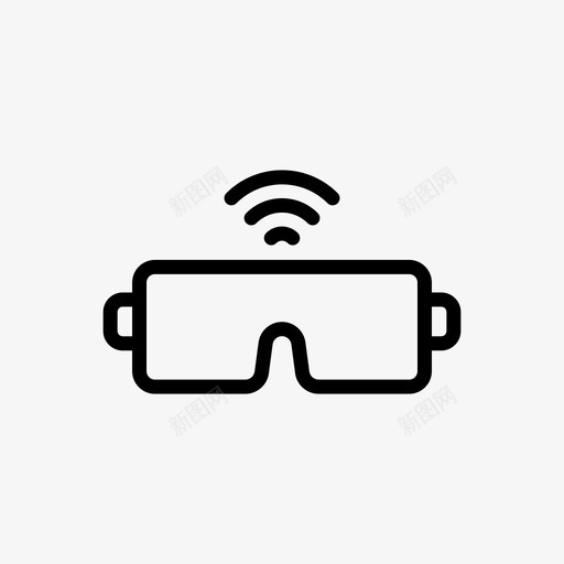 护目镜眼镜互联网svg_新图网 https://ixintu.com 互联网 护目镜 眼镜 在线 信号 东西 西线 字形 形的