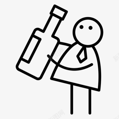 喝酒啤酒生意图标