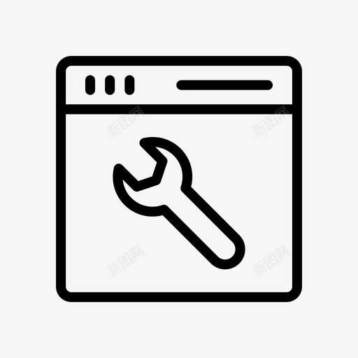 浏览器设置修复internetsvg_新图网 https://ixintu.com 浏览器 设置 修复 网页 网络 犯罪 保护 线图 图示