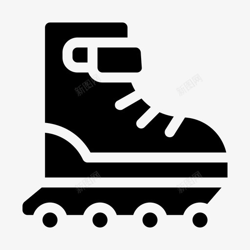 溜冰轮滑运动svg_新图网 https://ixintu.com 溜冰 轮滑 运动 运输