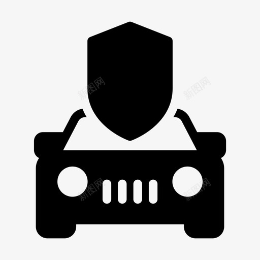 出租车保护安全svg_新图网 https://ixintu.com 出租车 保护 安全 盾牌 标志