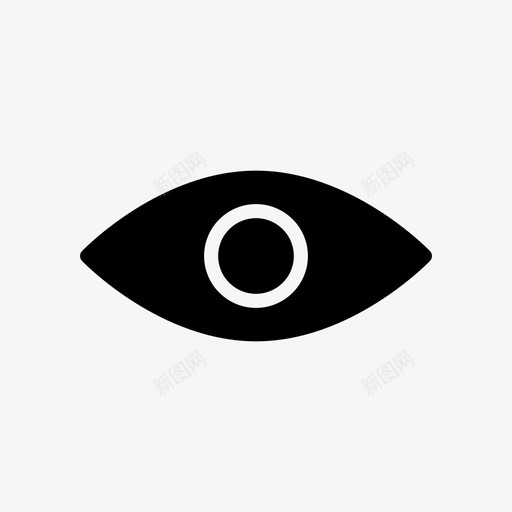 视图眼睛外观svg_新图网 https://ixintu.com 视图 眼睛 外观 所见 可见 网络 犯罪 保护 线图 图示