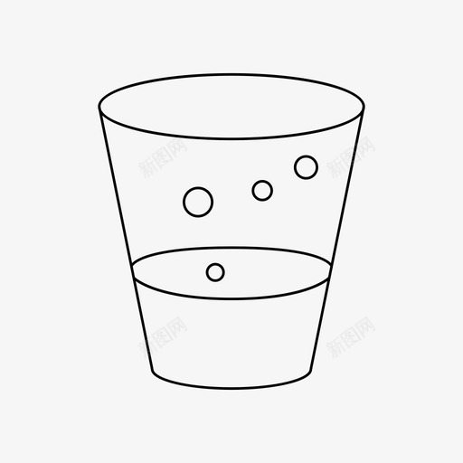 水饮料杯子svg_新图网 https://ixintu.com 饮料 杯子 基本 图标 细线