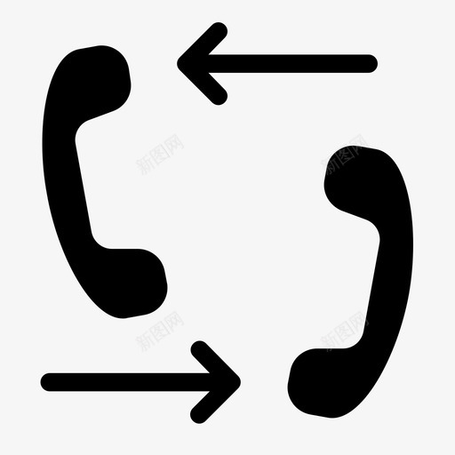 交流沟通电话svg_新图网 https://ixintu.com 交流 沟通 交流电 电话 技术 帮助 支持