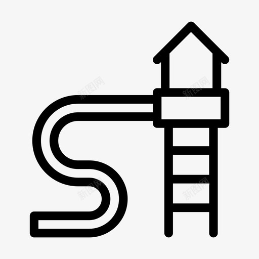 滑梯地面室外svg_新图网 https://ixintu.com 停车 滑梯 地面 室外 游戏 水上 标志 标志符 符号