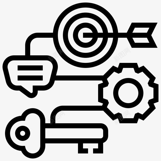 目标关键结果svg_新图网 https://ixintu.com 目标 关键 结果 成功 数字 转换 换行