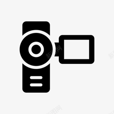 电影摄影机捕捉录制图标