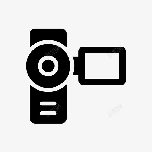 电影摄影机捕捉录制svg_新图网 https://ixintu.com 电影 摄影机 捕捉 录制 摄像机 娱乐 线路 图示