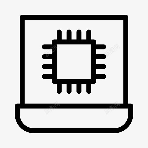 芯片设备笔记本电脑svg_新图网 https://ixintu.com 笔记本 电脑 芯片 设备 处理器 网页 设计开发 像素 字形