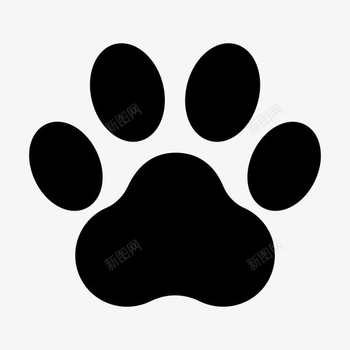 爪动物脚svg_新图网 https://ixintu.com 宠物 动物 服务 线条 雕文