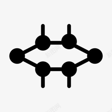晶胞原子键合图标