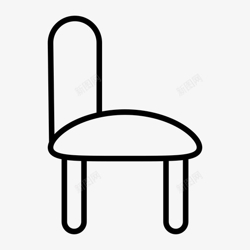 椅子家具休息室svg_新图网 https://ixintu.com 椅子 座位 家具 休息室