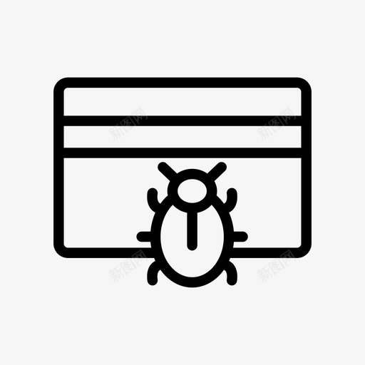 支付错误卡svg_新图网 https://ixintu.com 支付 错误 信用 恶意 软件 商业保险 字形