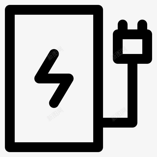 电动车电池充电svg_新图网 https://ixintu.com 电动车 电池 充电 加油站 小型