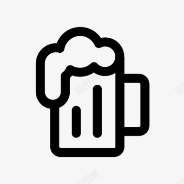 啤酒生日庆典图标