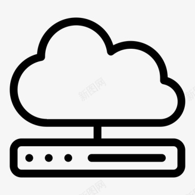 云存储计算机电子设备图标