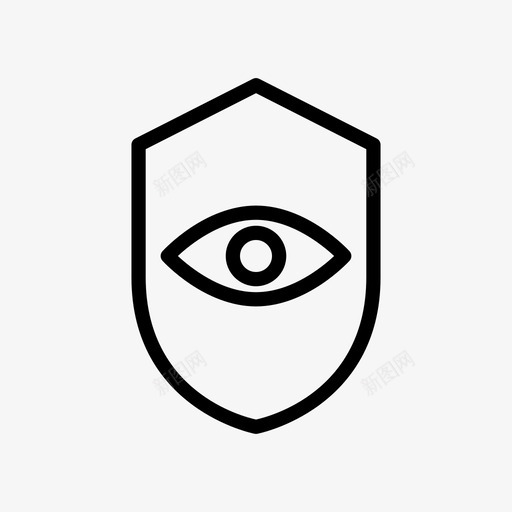 防护眼睛安全svg_新图网 https://ixintu.com 眼睛 防护 安全防护 视野 眼科 健康 标志
