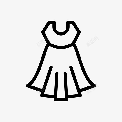 服饰布料时装svg_新图网 https://ixintu.com 服饰 布料 时装 聚会 城市 线条 符号