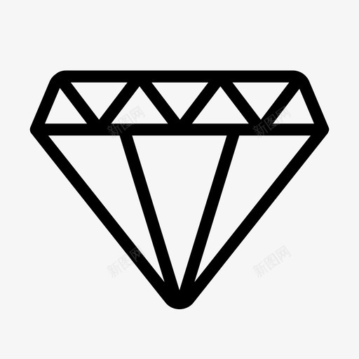 钻石同素异形体碳合金svg_新图网 https://ixintu.com 钻石 同素 异形 形体 合金 水晶 宝石 银行 理财 系列 图标