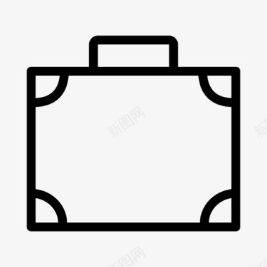 公文包行李旅游图标