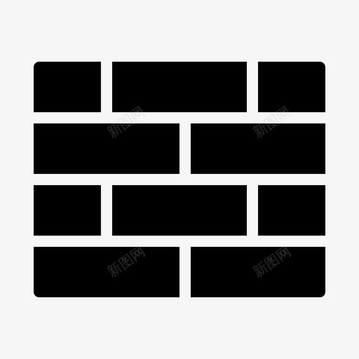 砖墙建筑图案svg_新图网 https://ixintu.com 砖墙 建筑 图案 粗糙 工程 符号