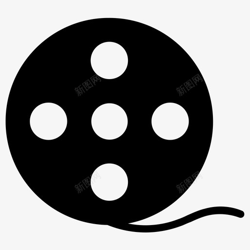 电影卷相机卷电影底片svg_新图网 https://ixintu.com 电影 相机 底片 图像 摄影 雕文 图标 收藏