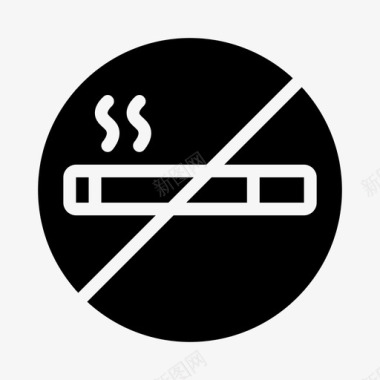 无烟禁烟香烟图标