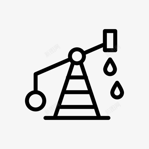 钻机燃料石油svg_新图网 https://ixintu.com 石油 钻机 燃料 井架 炼油厂 海上 天然气 活动 符号