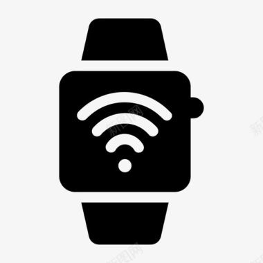 智能手表电子设备物联网图标