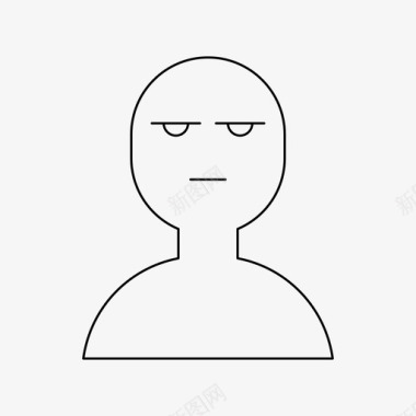 人化身男性图标
