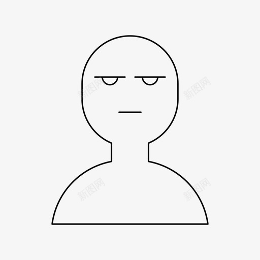 人化身男性svg_新图网 https://ixintu.com 人化 化身 男性 基本 图标 细线