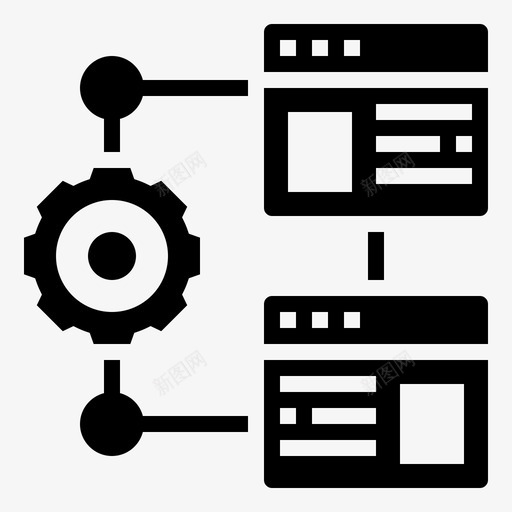 数据库算法处理系统svg_新图网 https://ixintu.com 数据库 算法 处理系统 工作流 大数 数据