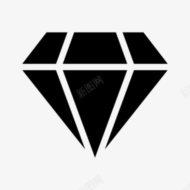 钻石宝石优质图标