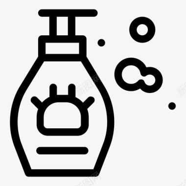 宠物洗发水浴缸奶瓶图标