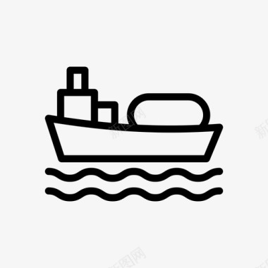 船舶近海石油图标