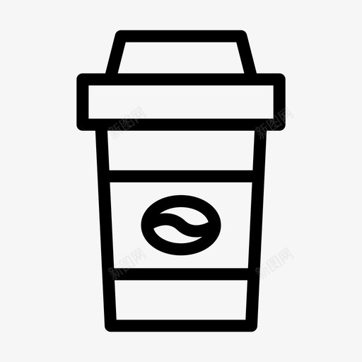 咖啡卡布奇诺杯子svg_新图网 https://ixintu.com 咖啡 卡布 奇诺 杯子 饮料 纸杯 活动 系列