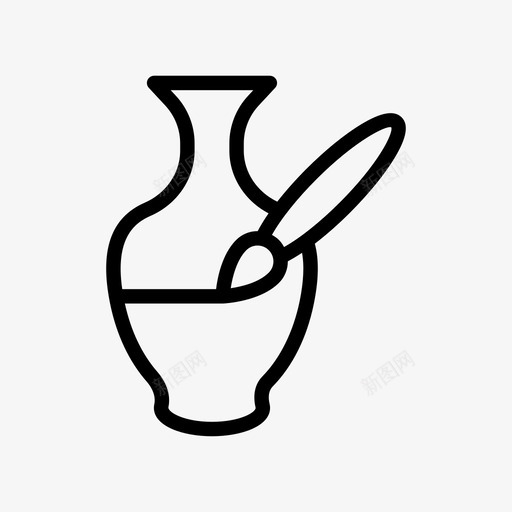 花瓶艺术陶瓷svg_新图网 https://ixintu.com 陶瓷 花瓶 艺术 颜料 陶器 陶艺 纹样