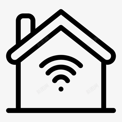 房子电子设备电子产品svg_新图网 https://ixintu.com 房子 电子设备 电子产品 联网 智能家居