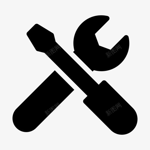 设置修复维护svg_新图网 https://ixintu.com 修复 设置 维护 工具 场景 线条 图示