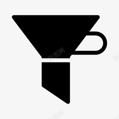 漏斗过滤器硬件图标