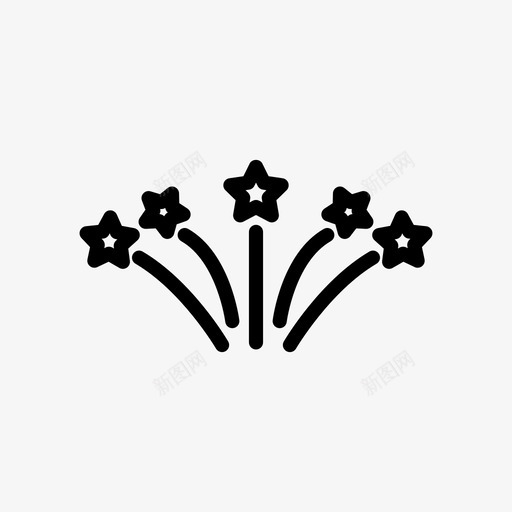 庆典狂欢节爆炸svg_新图网 https://ixintu.com 狂欢节 庆典 爆炸 节日 星星 线条 雕文