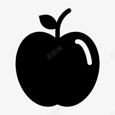 采购产品苹果饮食食品和餐馆图标