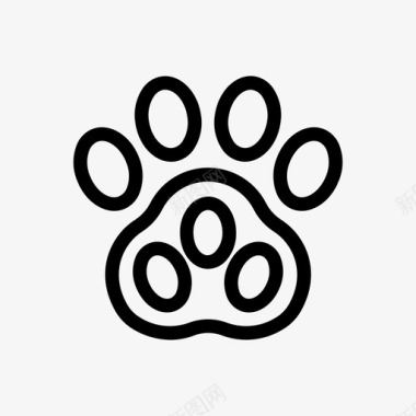 狗狗的脚印房子图标